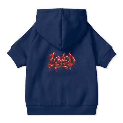 Loved Gothic Pet Hoodie