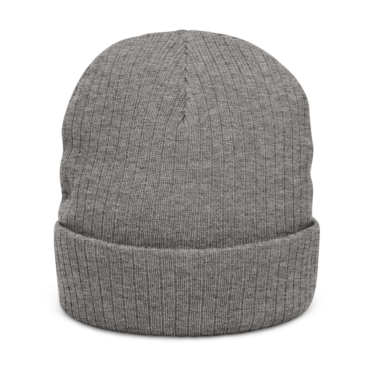 Ribbed Knit Beanie with “Awfully Pretty” Embroidery