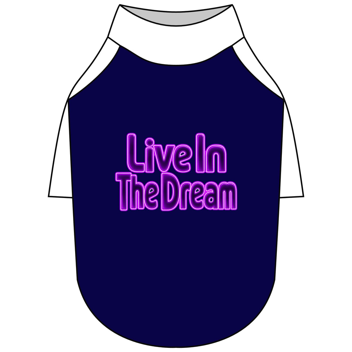 Live in the Dream Pet Raglan T-Shirt