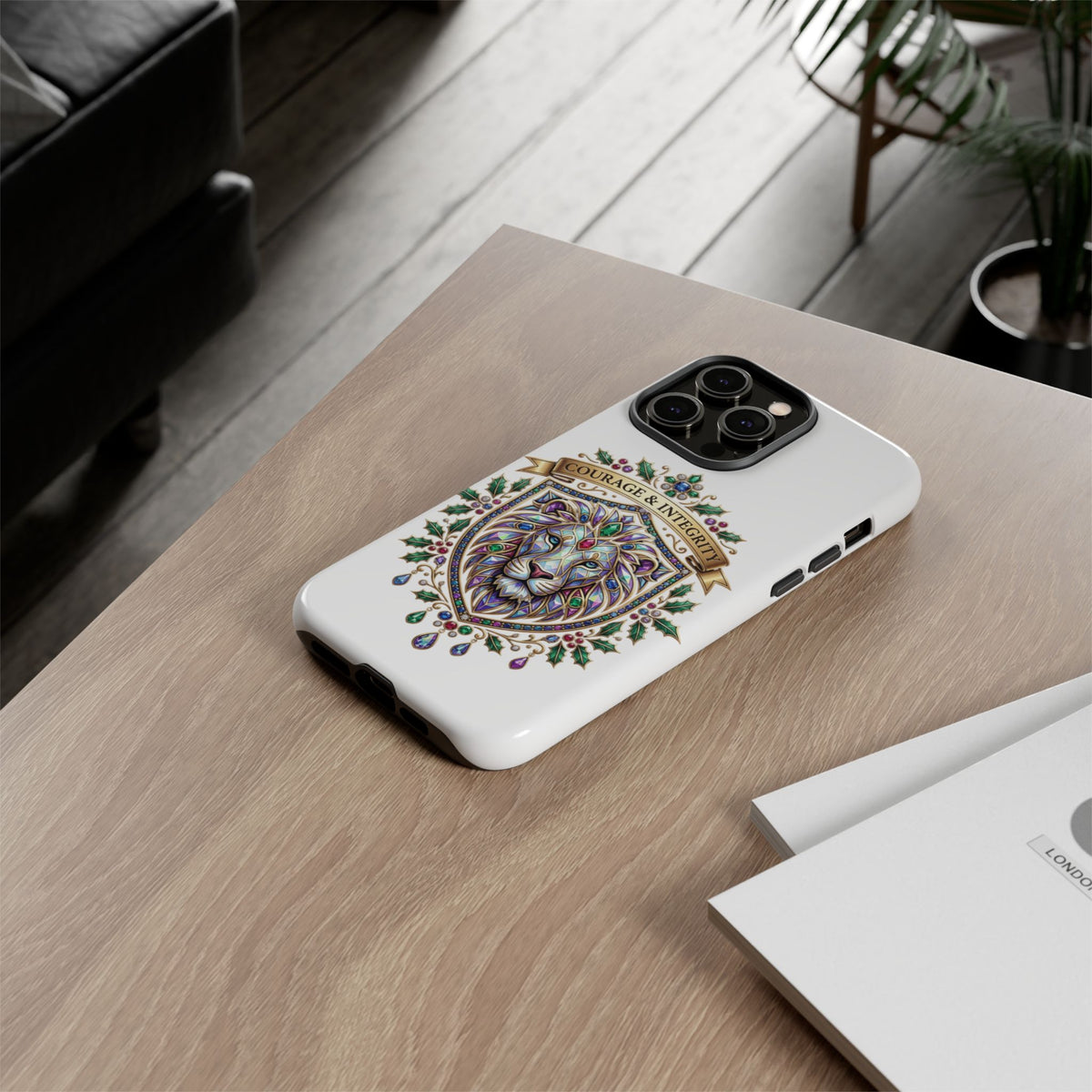 Courage & Integrity Lion Phone Case