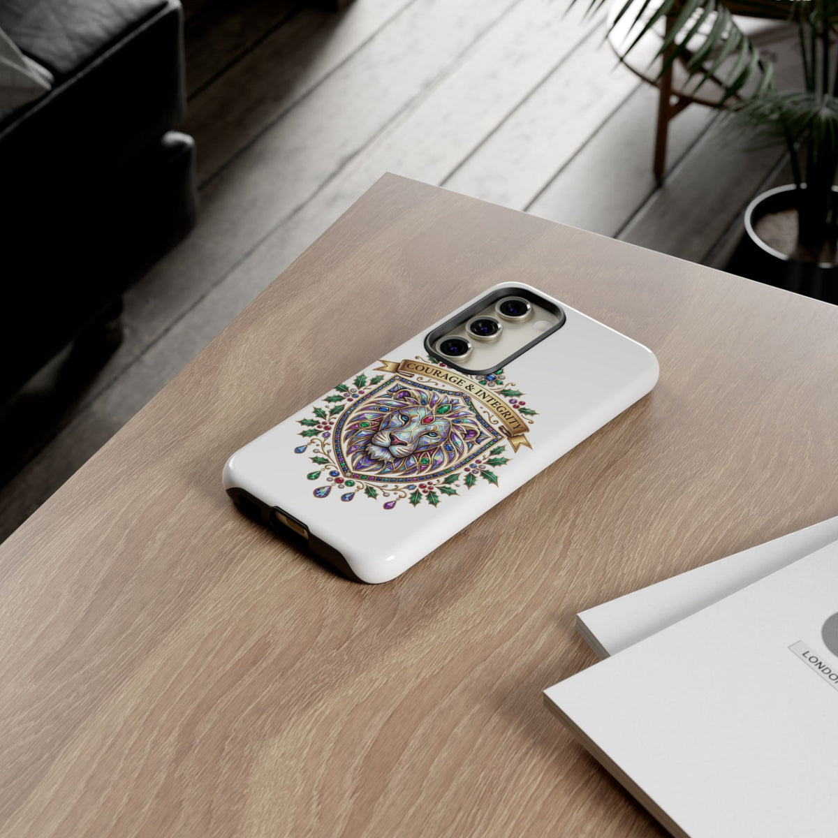 Courage & Integrity Lion Phone Case