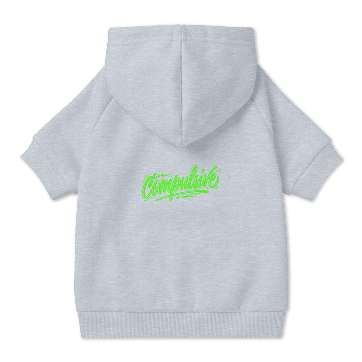 Compulsive Green Graffiti Pet Hoodie
