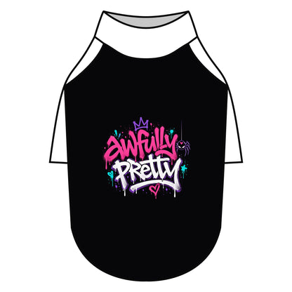 Awfully Pretty Graffiti Pet Raglan T-Shirt