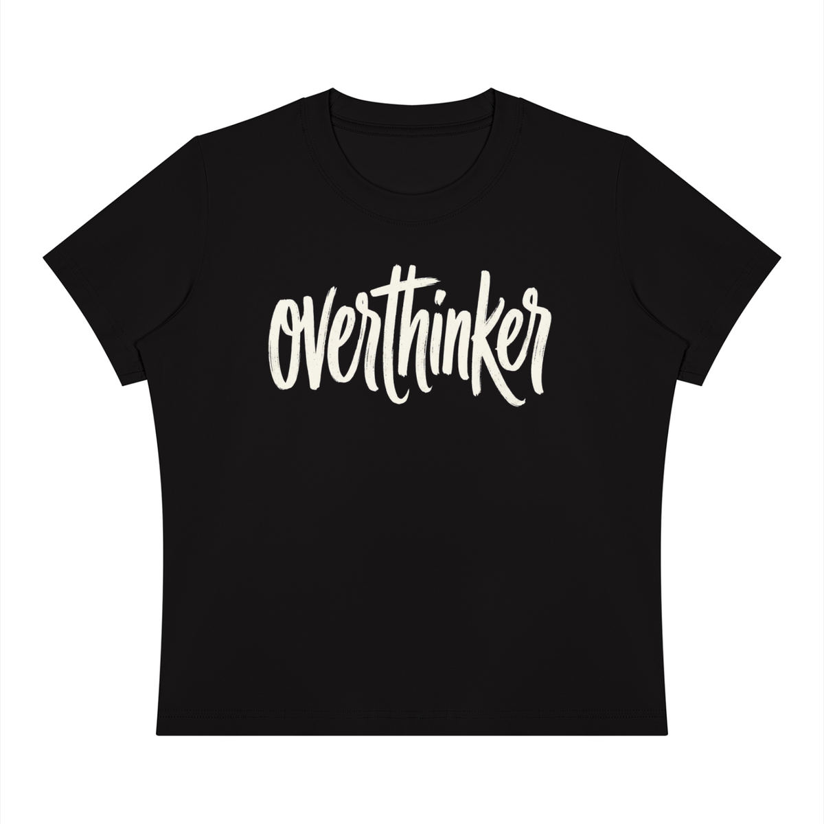 Overthinker Script Women's Sorona Crewneck T-Shirt