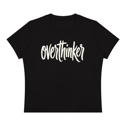 Overthinker Script Women's Sorona Crewneck T-Shirt