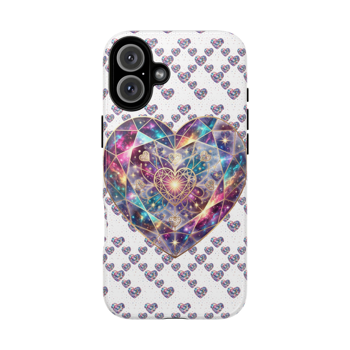 Galaxy Heart Tough Phone Case — Sparkling Cosmic Heart Design