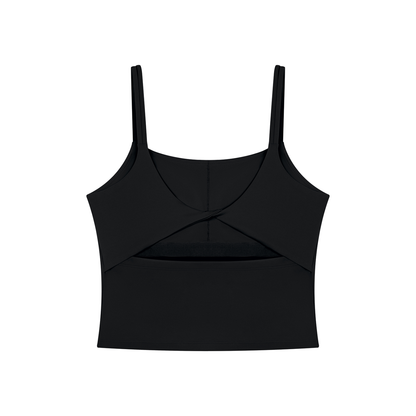 Sober AF Gold Badge Women's Yoga Crop Tank Top