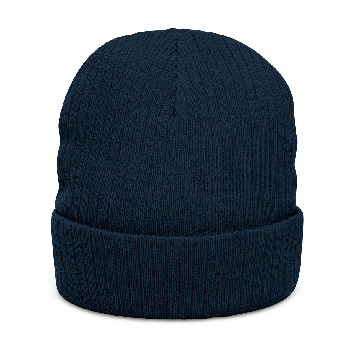 Love Embroidered Ribbed Knit Beanie