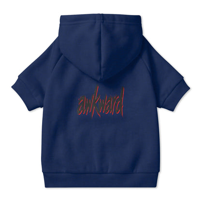 awkward Pet Hoodie with Collar Hole