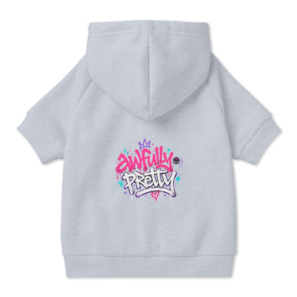 Awfully Pretty Graffiti Pet Hoodie