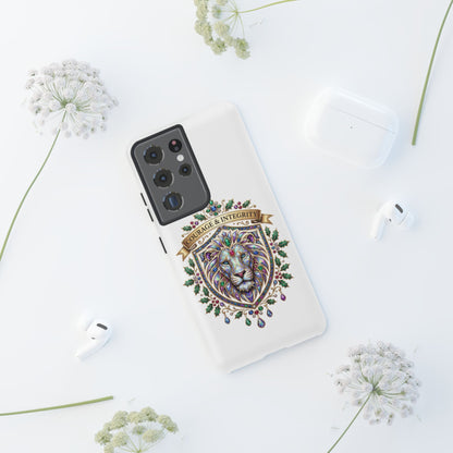 Courage & Integrity Lion Phone Case