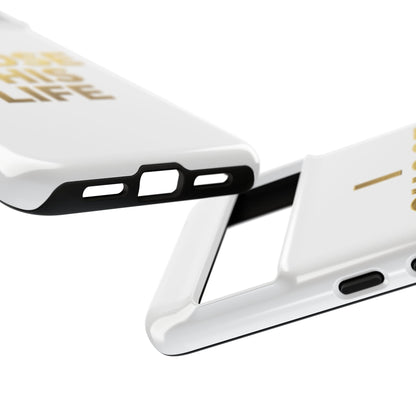 Tough Case — "I Chose This Life" Gold Typography Phone Case
