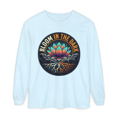 Bloom in the Dark Long Sleeve Tee – Lotus Recovery Shirt
