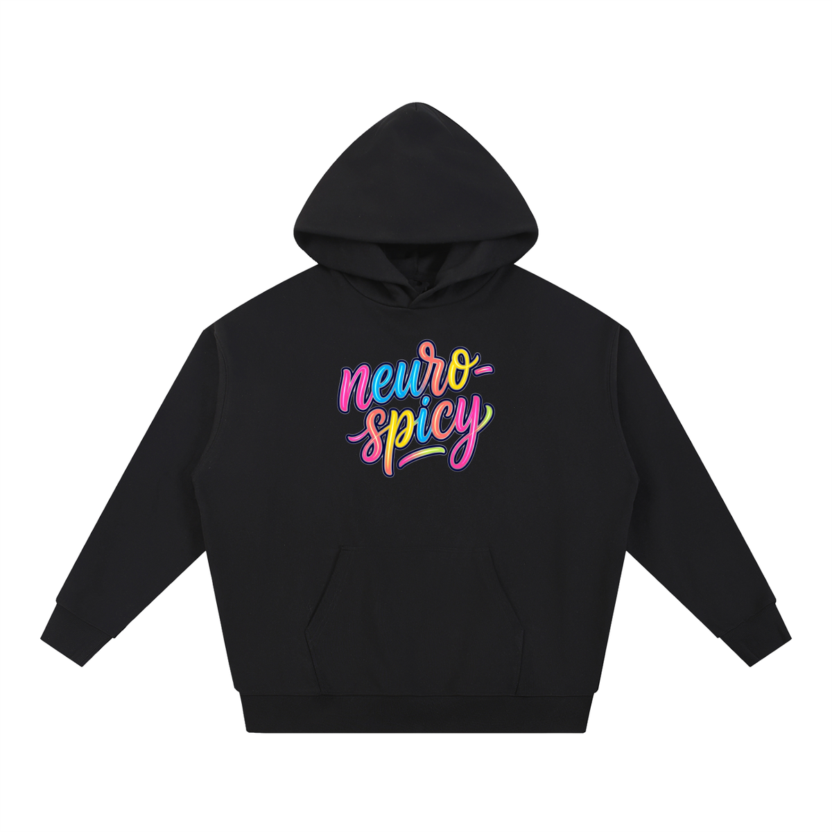 Neuro-Spicy Colorful Script Heavyweight Hoodie