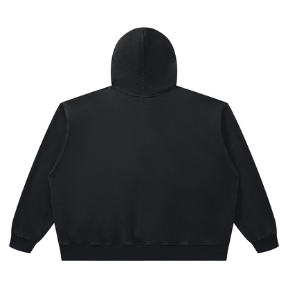 Fractured Unisex Heavyweight Vintage Wash Boxy Hoodie