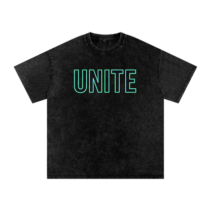 UNITE Snow-Washed Oversized Cotton T-Shirt