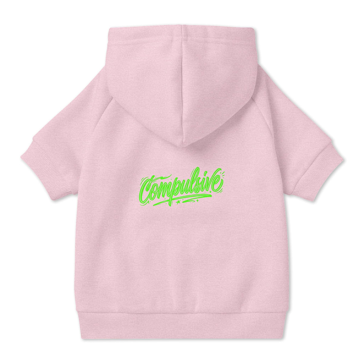 Compulsive Green Graffiti Pet Hoodie