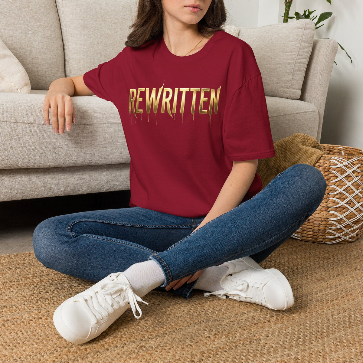Rewritten Gold Drip T-Shirt