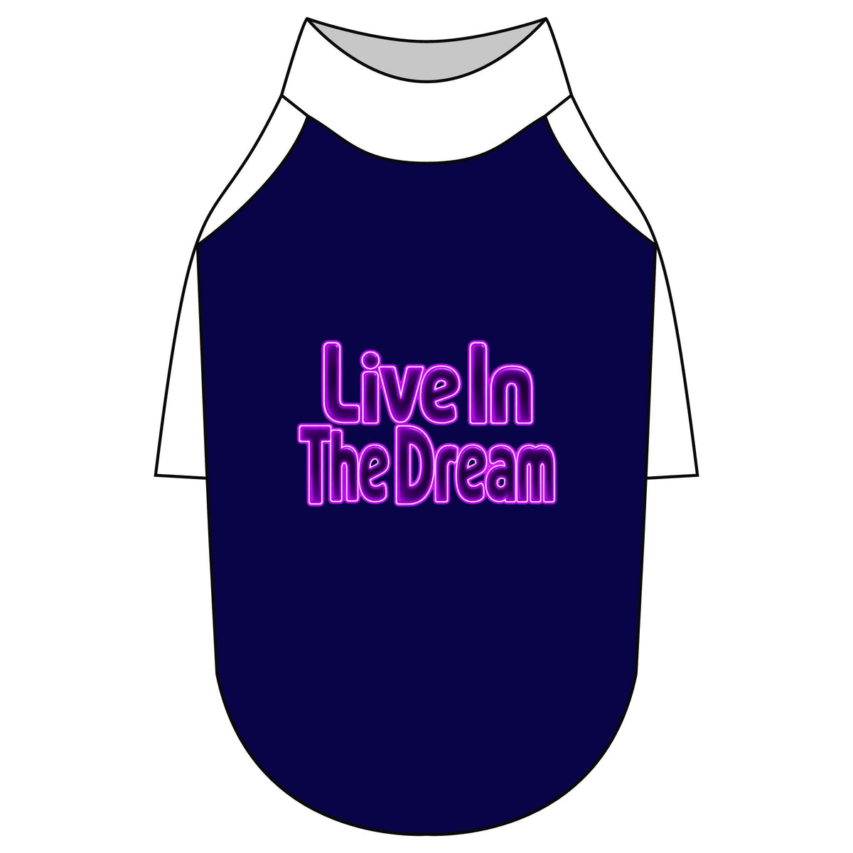 Live in the Dream Pet Raglan T-Shirt
