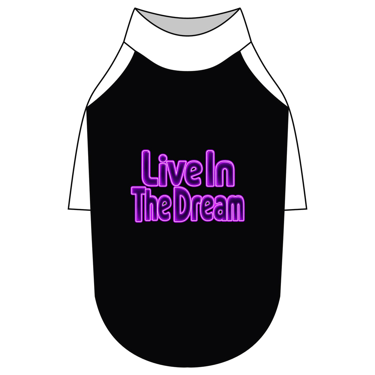 Live in the Dream Pet Raglan T-Shirt