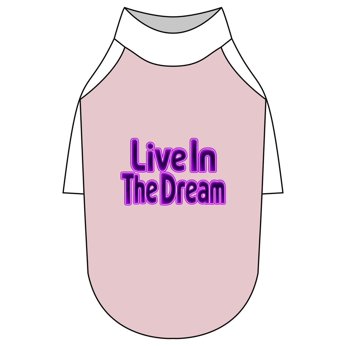 Live in the Dream Pet Raglan T-Shirt