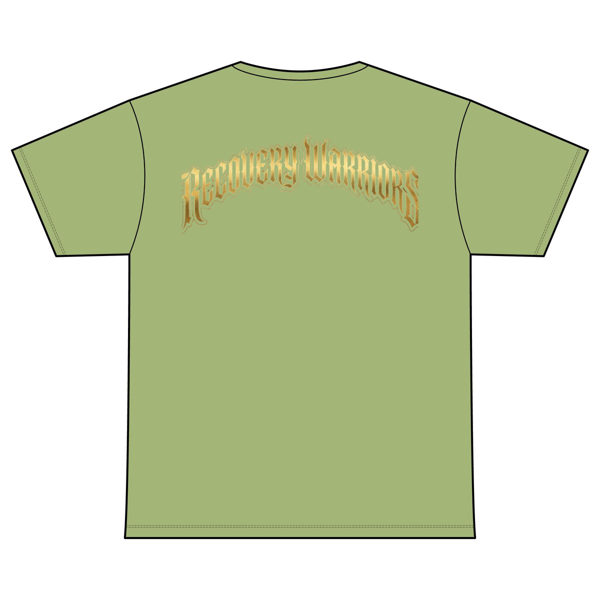 Sober & Shining T-Shirt — Recovery Warriors Inspirational Tee
