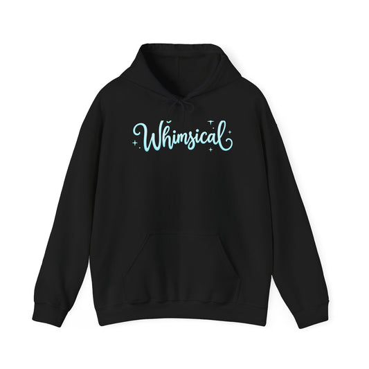 Whimsical Script Hoodie — Pastel Blue "Whimsical" Pullover