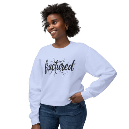 Fractured Script Crewneck Sweatshirt