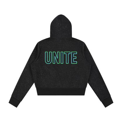 UNITE Women's Sparkles Fleece Full-Zip Hoodie