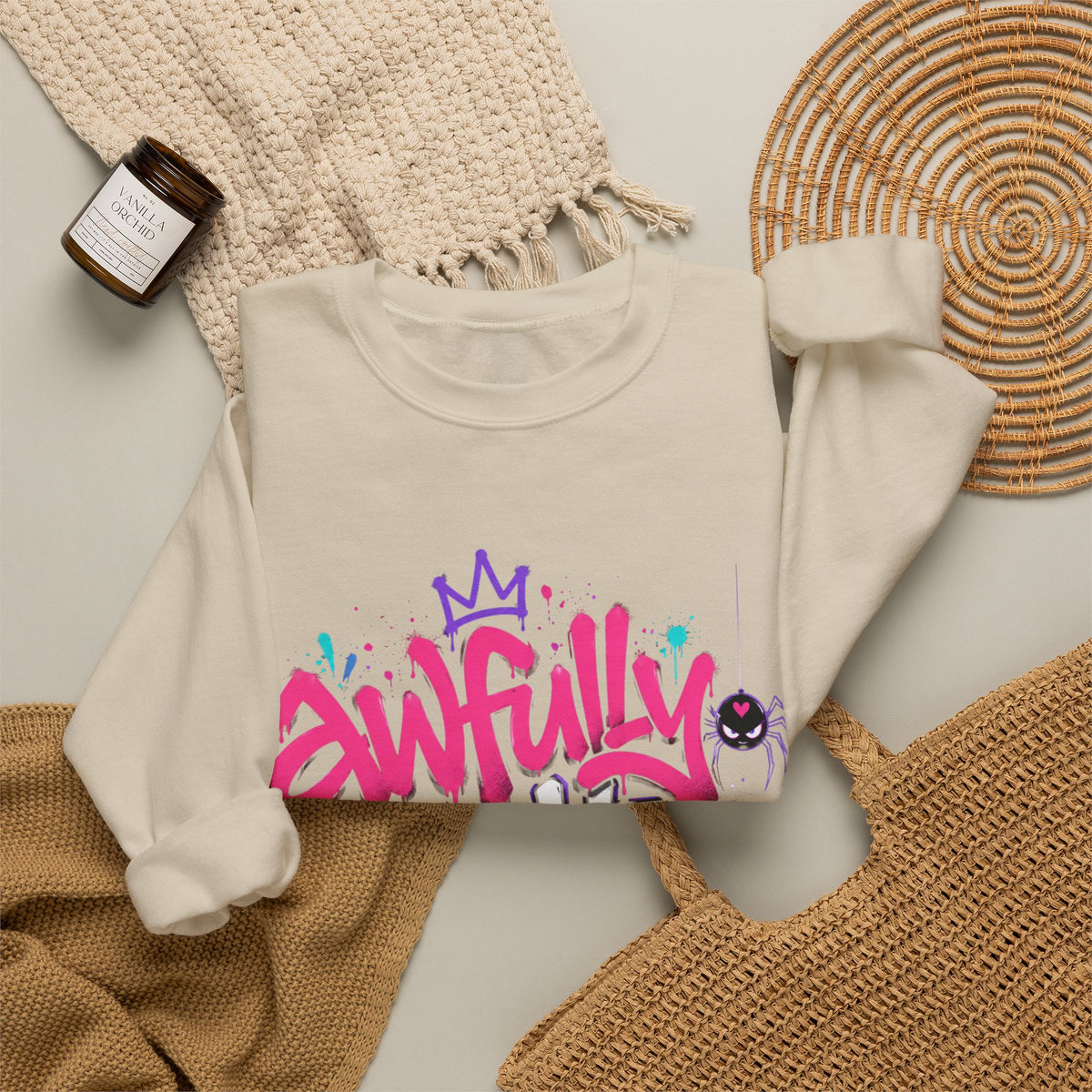 Awfully Pretty Graffiti Sweatshirt