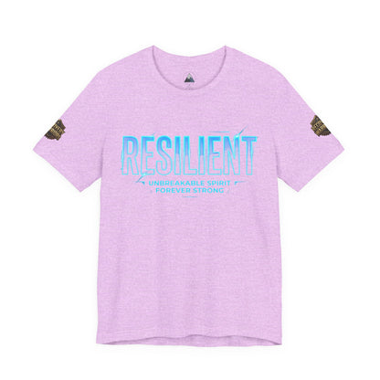 Resilient Recovery Warriors T-Shirt — "Resilient" Motivational Tee