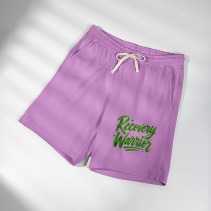 Recovery Warrior Fleece Sweat Shorts — Lightweight Comfort Lounge Shorts