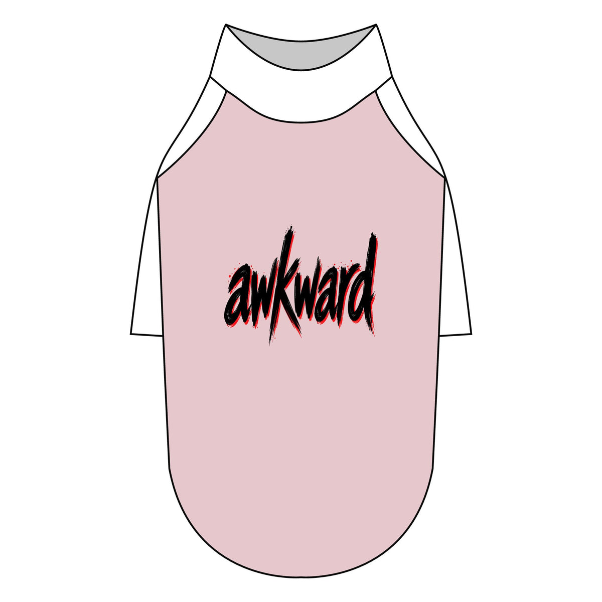 Awkward Pet T-Shirt — Raglan Shirt for Dogs & Cats