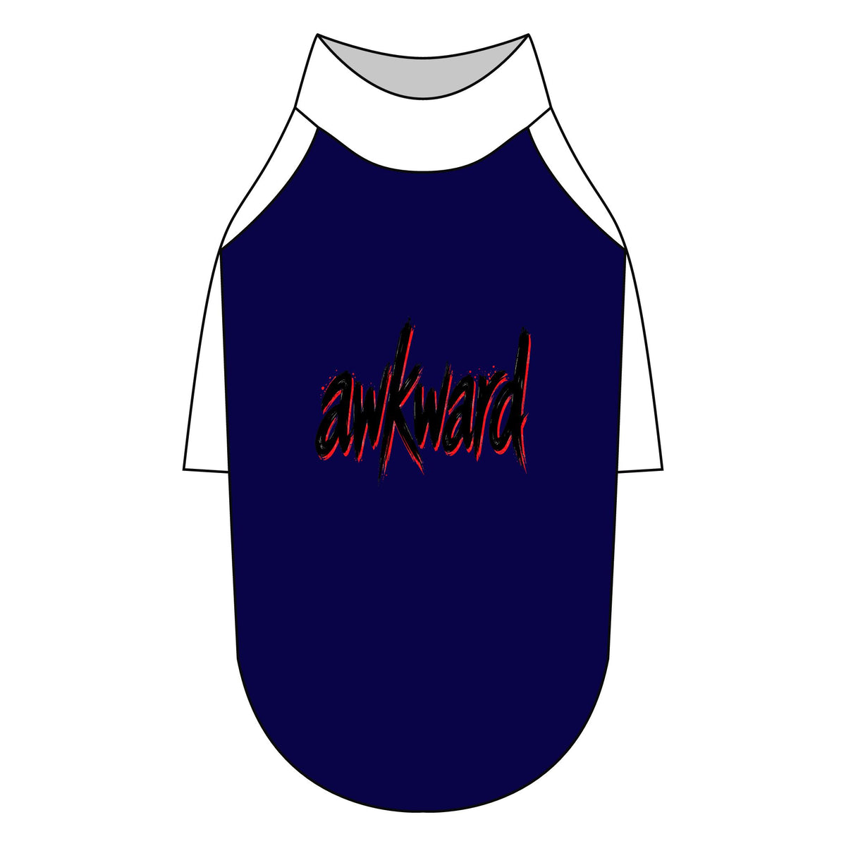 Awkward Pet T-Shirt — Raglan Shirt for Dogs & Cats