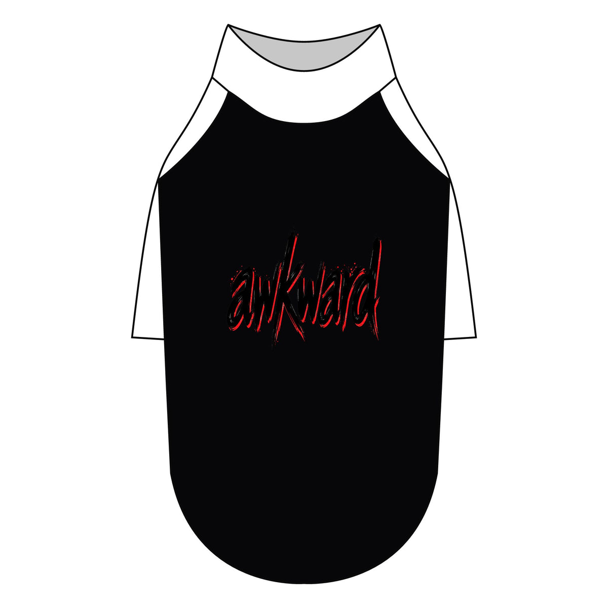 Awkward Pet T-Shirt — Raglan Shirt for Dogs & Cats