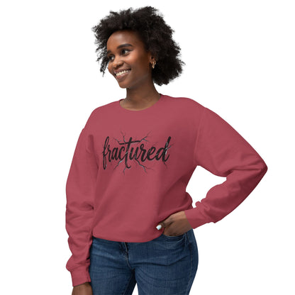 Fractured Script Crewneck Sweatshirt