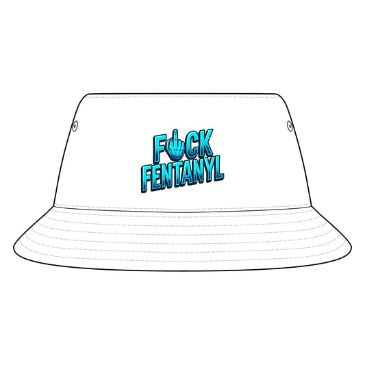 Bucket Hat — "F*ck Fentanyl" Sustainable Reversible Sun Hat