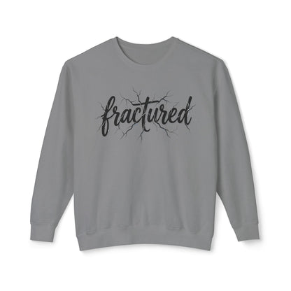 Fractured Script Crewneck Sweatshirt