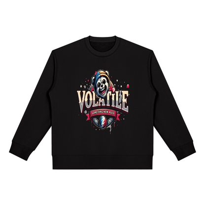 VOLATILE Bear Graphic Heavyweight Fleece Crewneck Sweatshirt