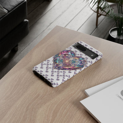 Galaxy Heart Tough Phone Case — Sparkling Cosmic Heart Design