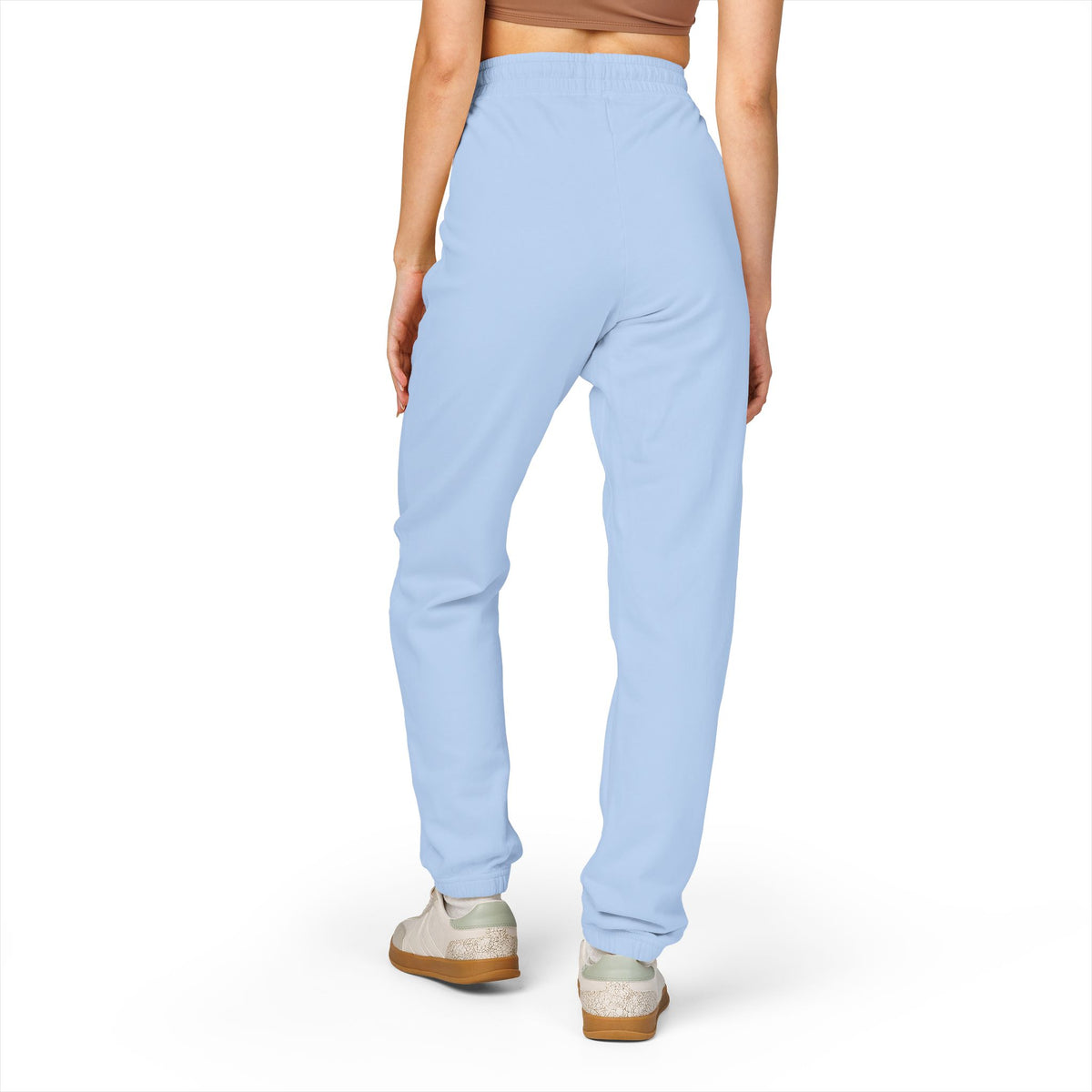 Charcoal Garment-Dyed Sweatpants with 'Ugly' — Cozy Heart Accent Joggers