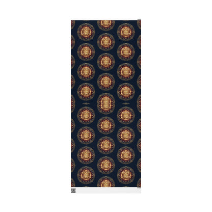 Navy Gold Holiday Wrapping Paper Roll – Recovery Warriors
