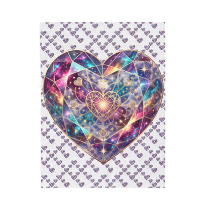 Cosmic Heart Velveteen Blanket