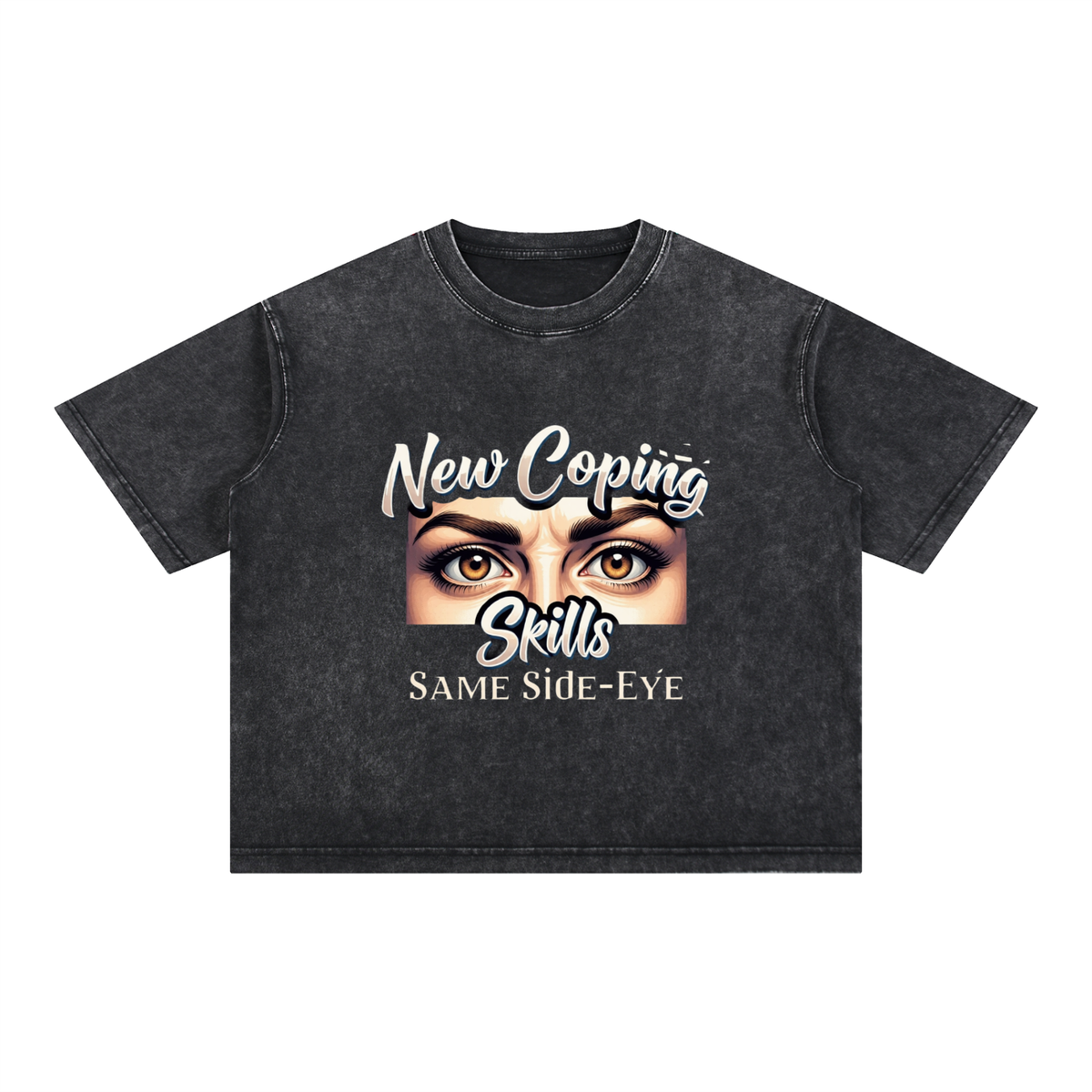Mineral Wash Boxy Cotton T-Shirt