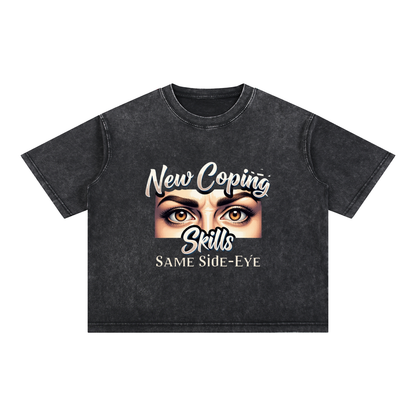 Mineral Wash Boxy Cotton T-Shirt