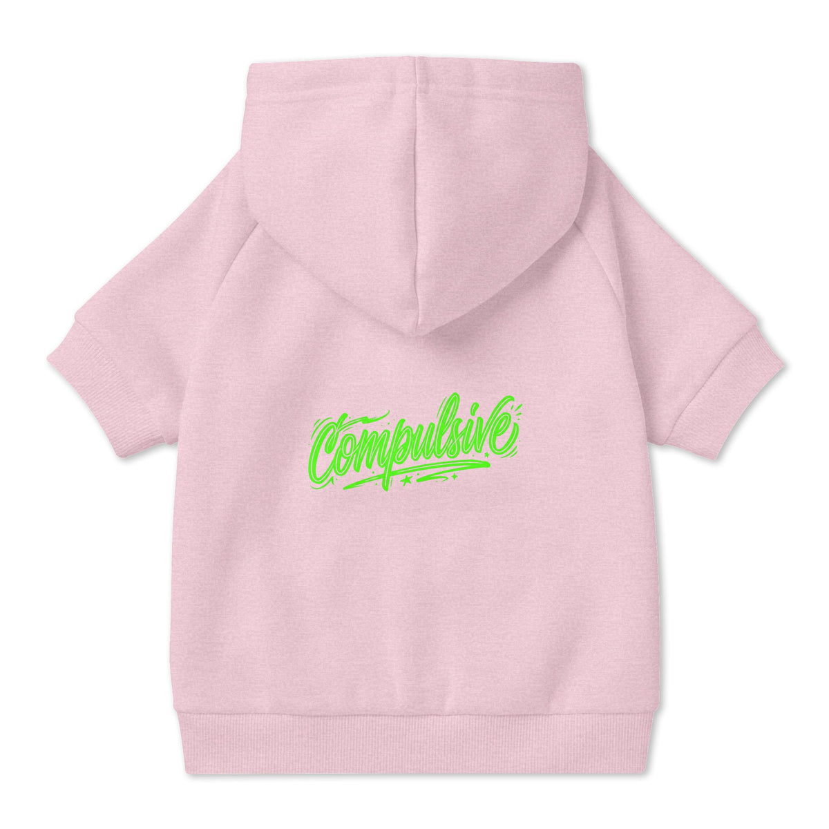 Compulsive Green Graffiti Pet Hoodie