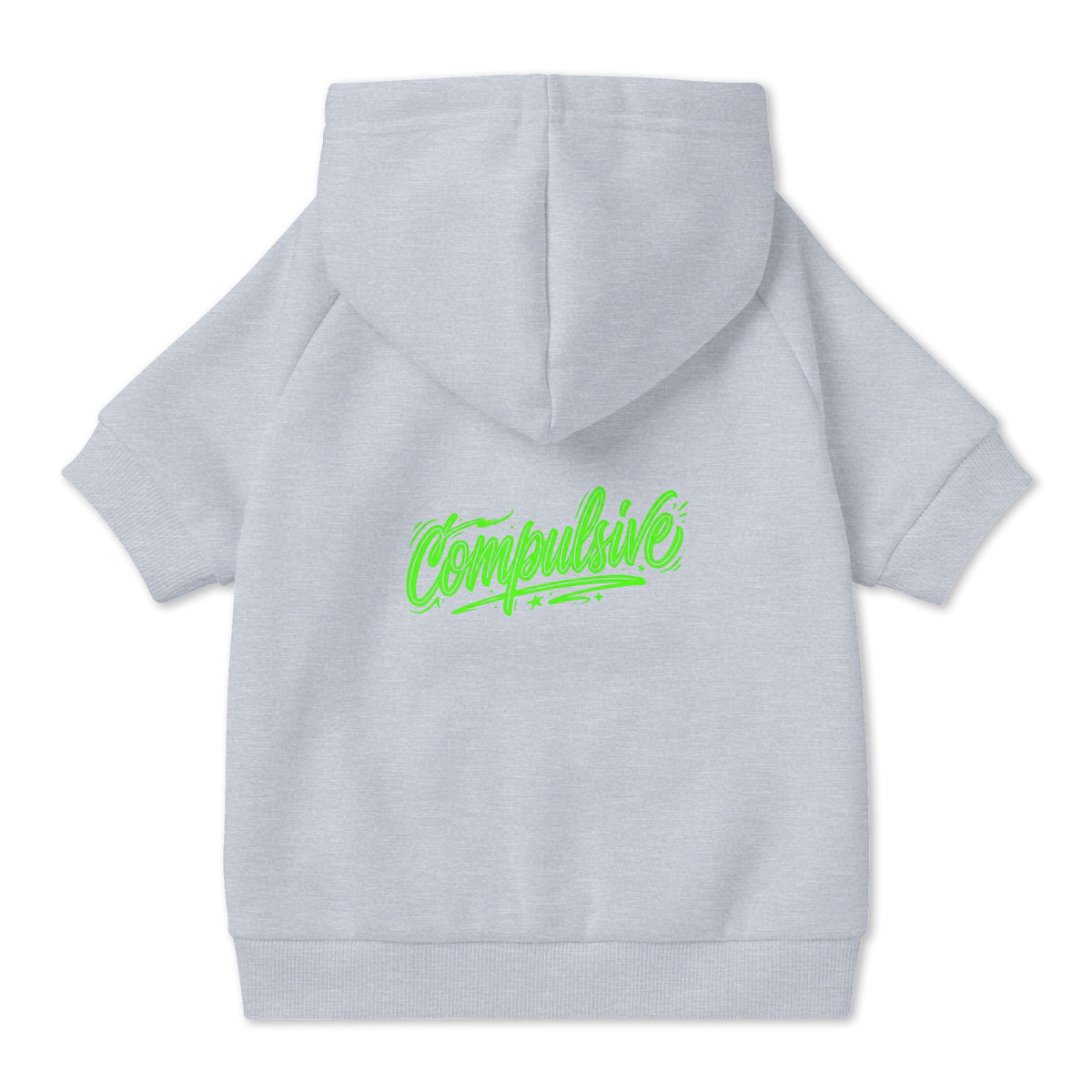 Compulsive Green Graffiti Pet Hoodie