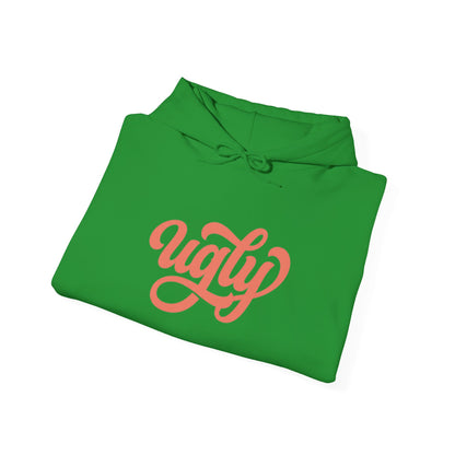 Hoodie — 'Ugly' Script Front & 'Recovery Warriors' Back Pullover