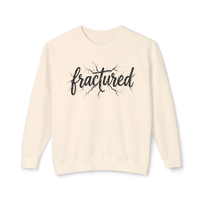 Fractured Script Crewneck Sweatshirt