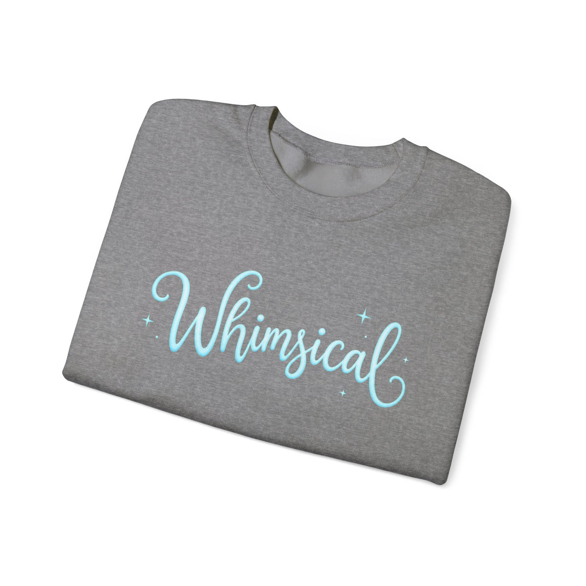 Whimsical Script Crewneck Sweatshirt